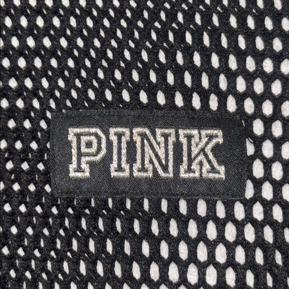 PINK Victoria's Secret Black Mesh Jacket - Picture 6 of 7